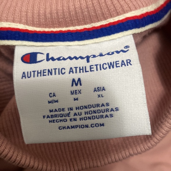 Mauve pink Champion turtleneck sweater - Picture 6 of 6